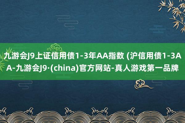 九游会J9上证信用债1-3年AA指数 (沪信用债1-3AA-九游会J9·(china)官方网站-真人游戏第一品牌